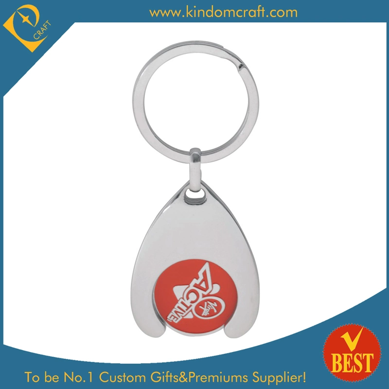 Custom Enamel Metal Trolley Coin Keyholder