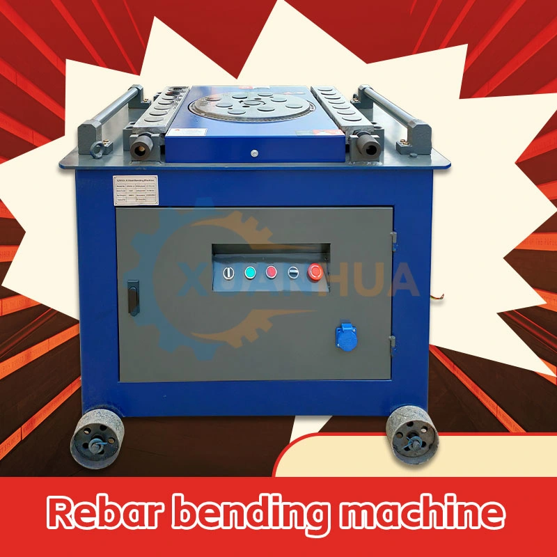 High Precision Brake Motor Small Portable Rebar Steel Bar Bending Machine