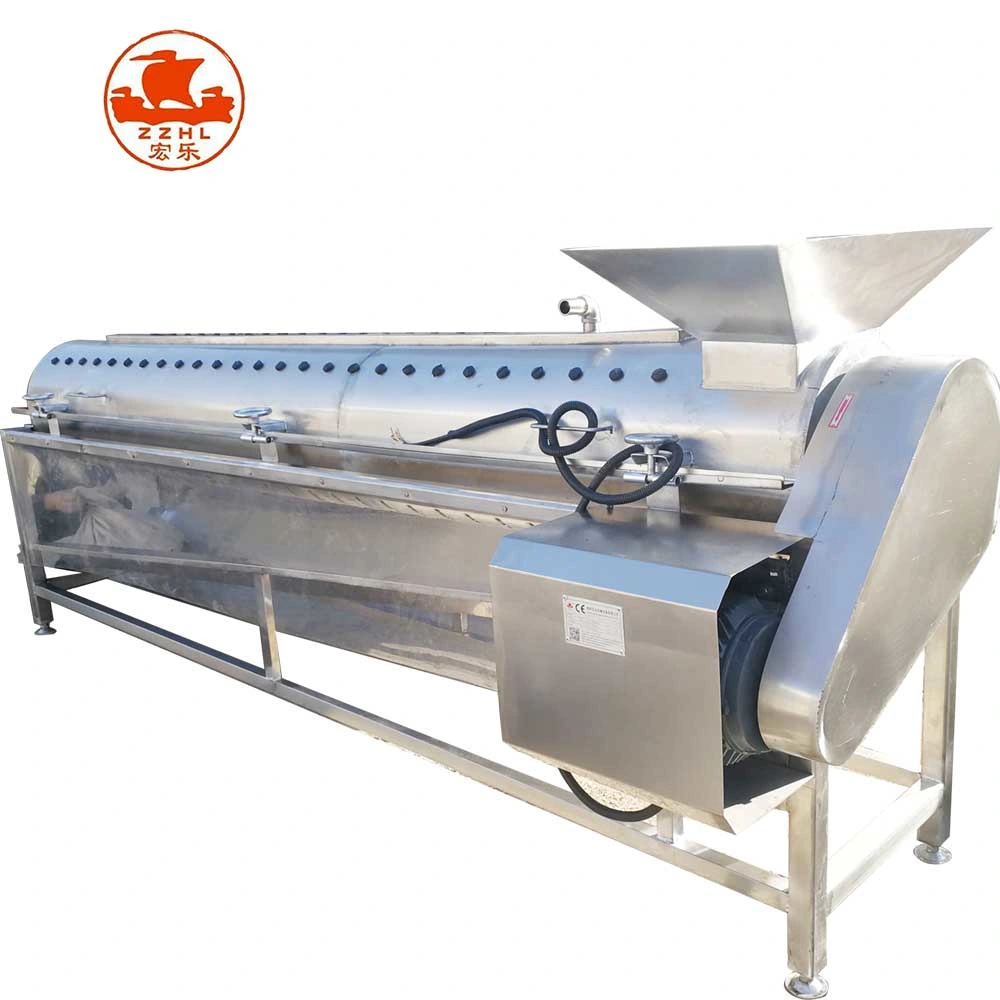 24h on Line 380V Wood Box Feet Peeler Chicken Processing Machine