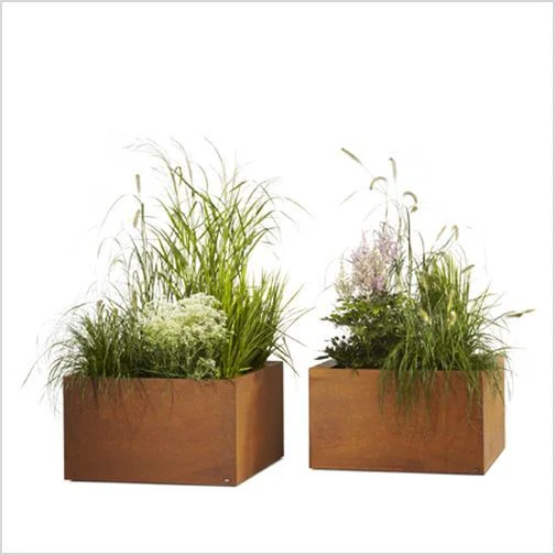 Corten Steel Planter Flower Pot