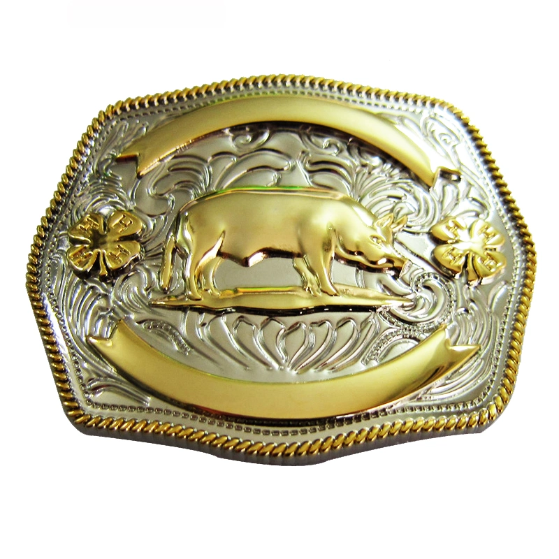 2021 New Style Factory Profession Product Zinc Alloy Metal Square Belt Buckle (Belt-01)