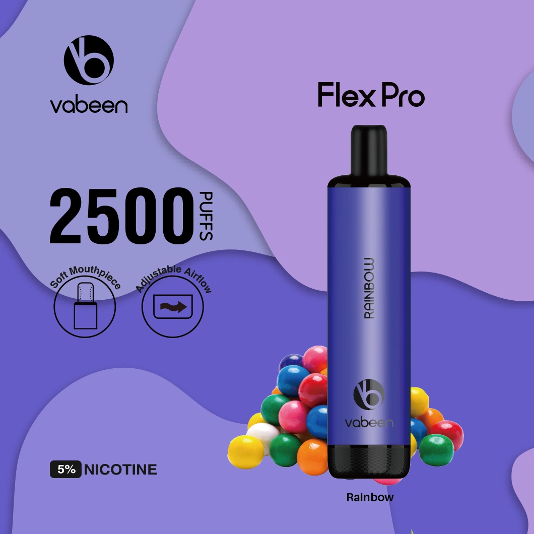 2500 Puffs 850mAh Vabeen High Energy Pod Device Disposable Vape Pen