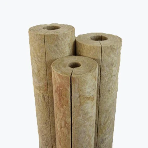 Thermische Isolierung Basalt Faser Rock Wolle Rock Wool Pipe