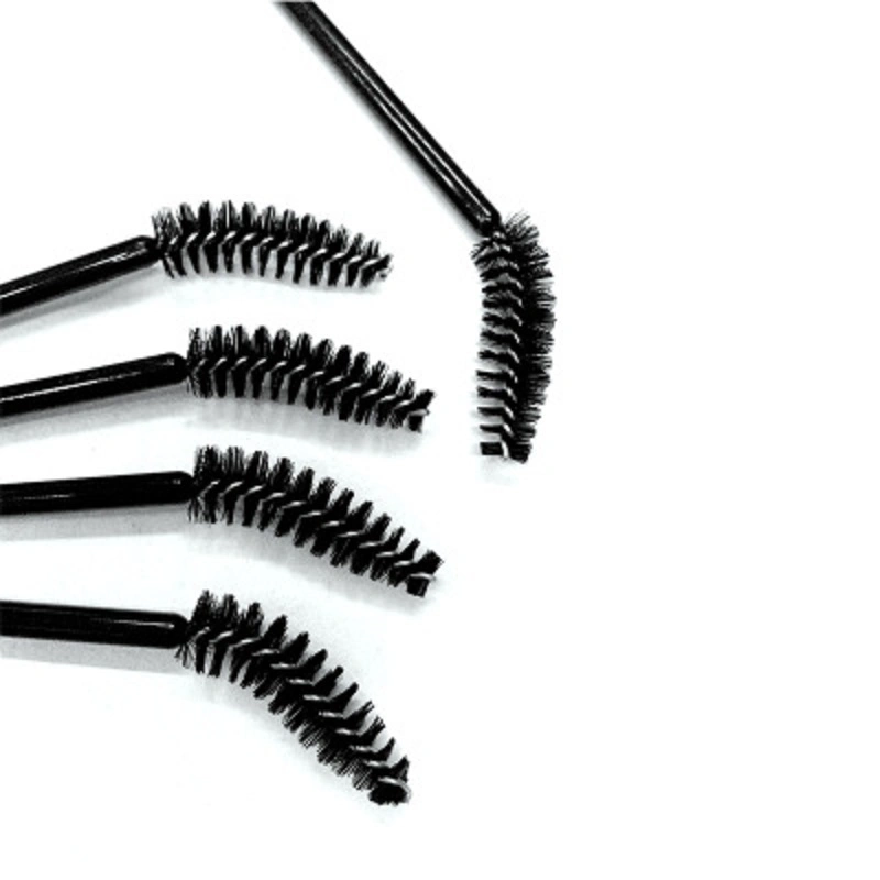 10pcs Wimpernbürste, Einweg-Wimpernbürste Wands Applicator Augenbrauenbürste, Wimpernverlängerung Zubehör (Schwarz) Esg13735