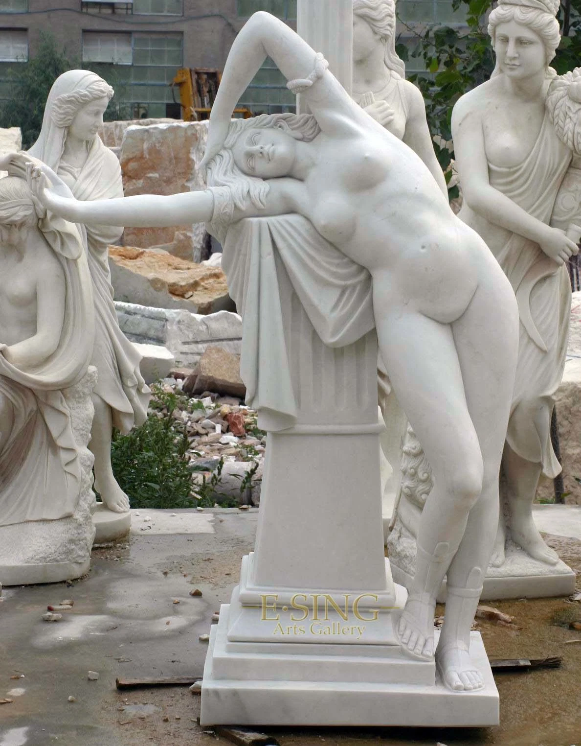 Large Size High quality/High cost performance Marble Woman with Child France Sculpture for Sale