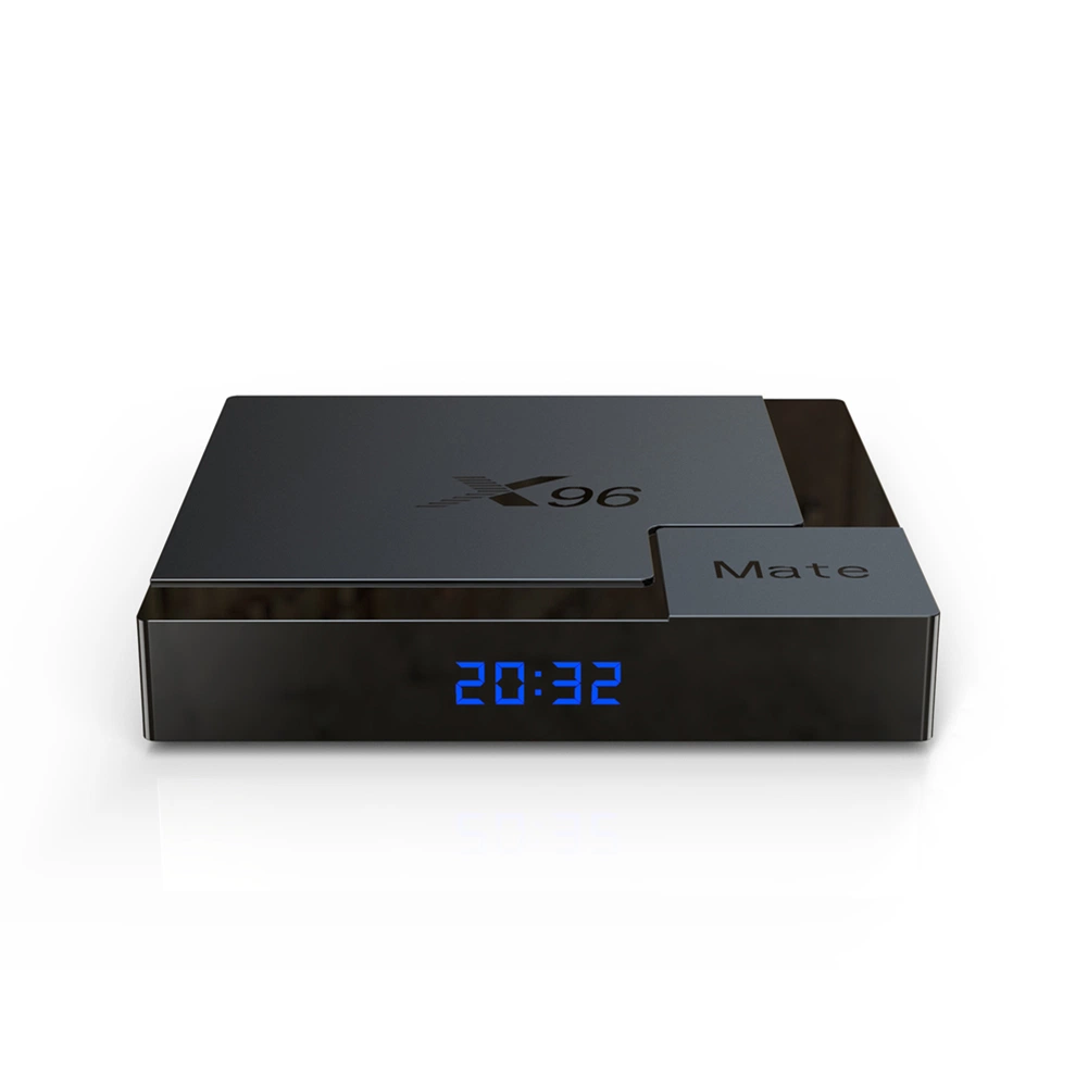 2020 Android 10.0 X96 Mate Smart TV Box H616 جهاز علوي رباعي النواة، ذاكرة RAM سعة 4 جيجابايت 32 جم/64G، 2.4G-5gwifi Bluetooth مشغل وسائط عالي الوضوح بدقة 5,0 4K