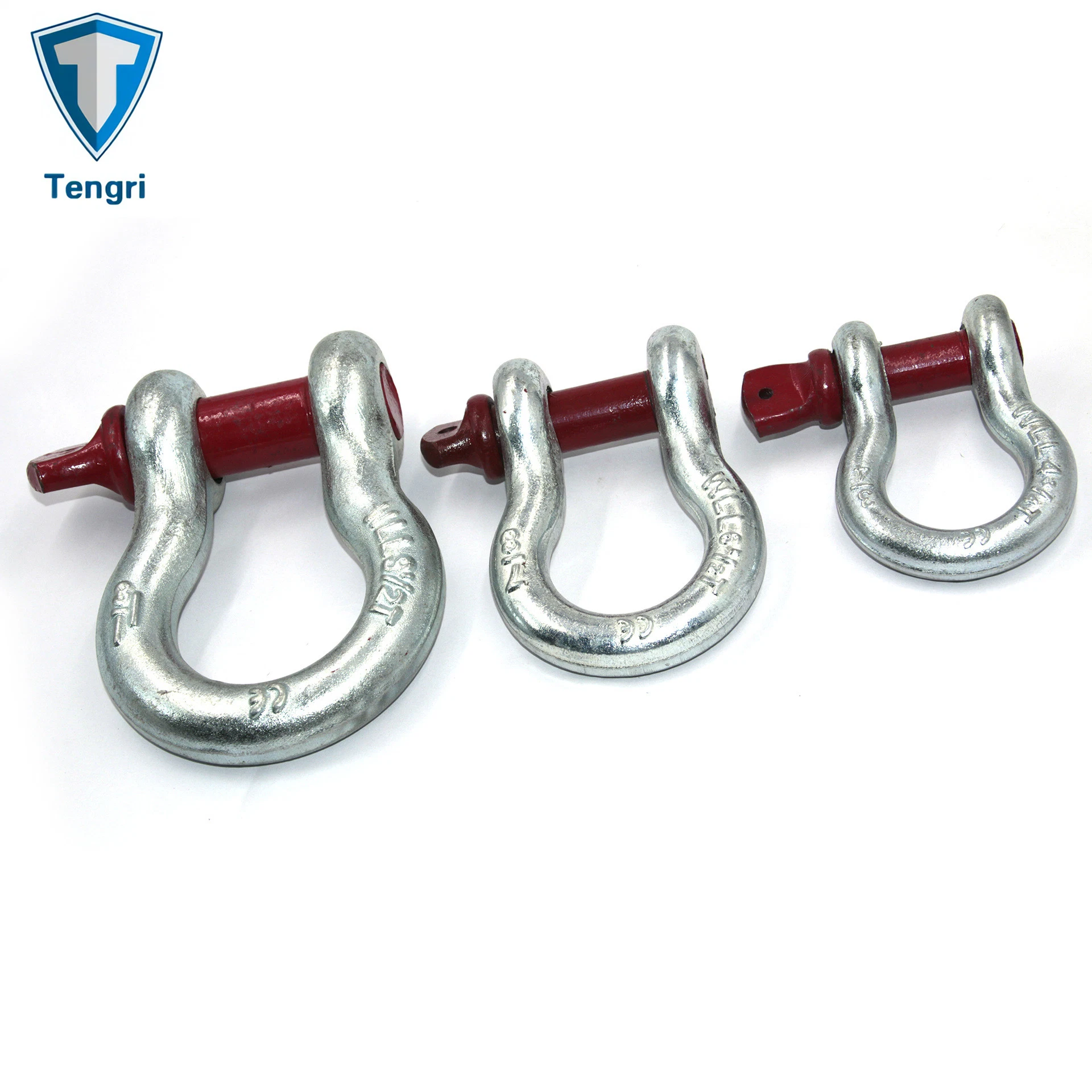 Heavy Duty Us Type 4.75 Ton Tow Titanium D Ring Buckle Shackle G209 with Screw Pin