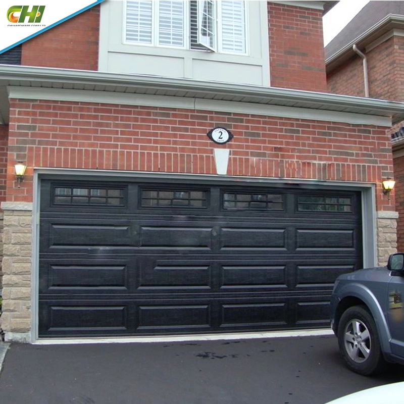 Puertas Seccionales Garaje Modern Euro Sliding Vertical Sandwich Aluminum Insulated Garage Door Rolling Garage Door