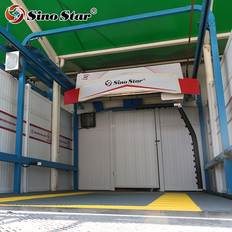 4-7min/Car, 8 Hours 100 Cars Automatic Touch Free Car Wash Equipment for Russia Gas Station and Free Customize Power