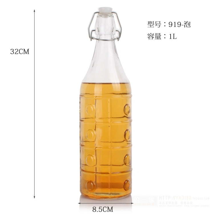 Promotional 250ml Enzyme Bottle Square/Cylinder 500ml Glass Bottle