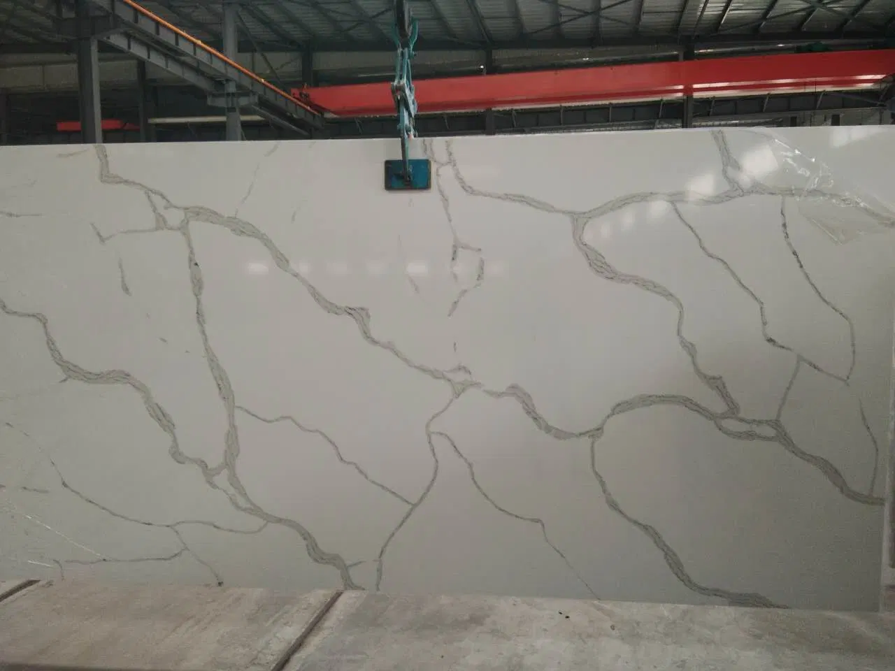 Bianco Calacatta White Quartz Slabs Price for Sale