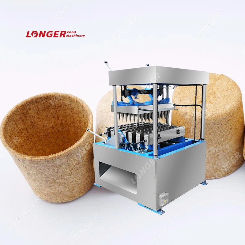 Biscuit Cup Maker Equipment Edible Wafer Coffee Cups Making Machine