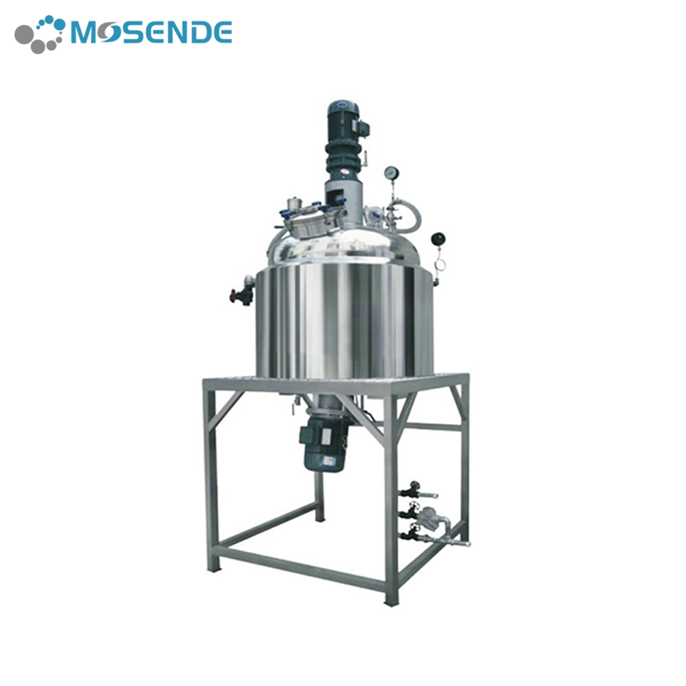 500L Industrial Alcohol Hand Sanitizer Tank Vacuum Emulsifying Mixer Machine Homogenizer