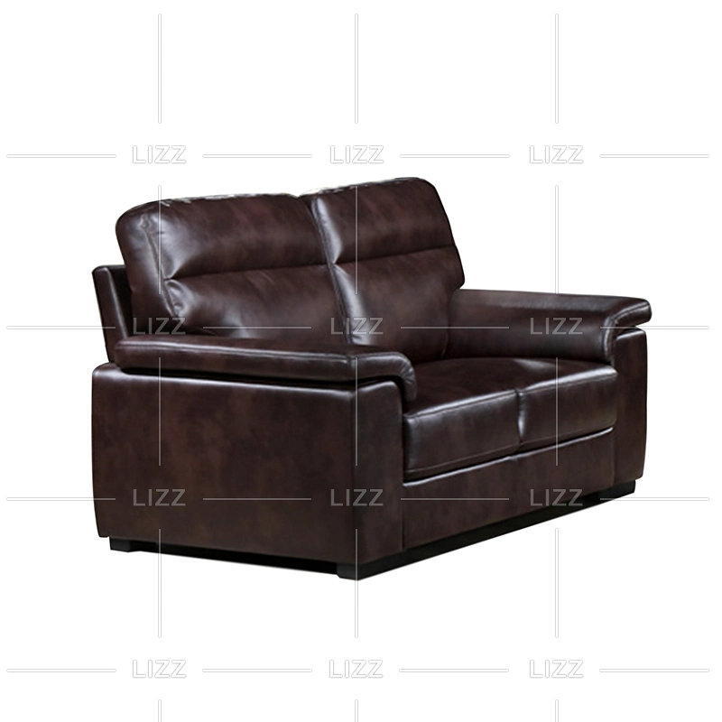 Promotional Leisure Office Leather Furniture Living Room Sofa Set