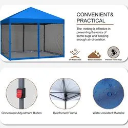 China Zelt Lieferant Custom 10X10FT Faltung Gazebo Instant Portable Shelter