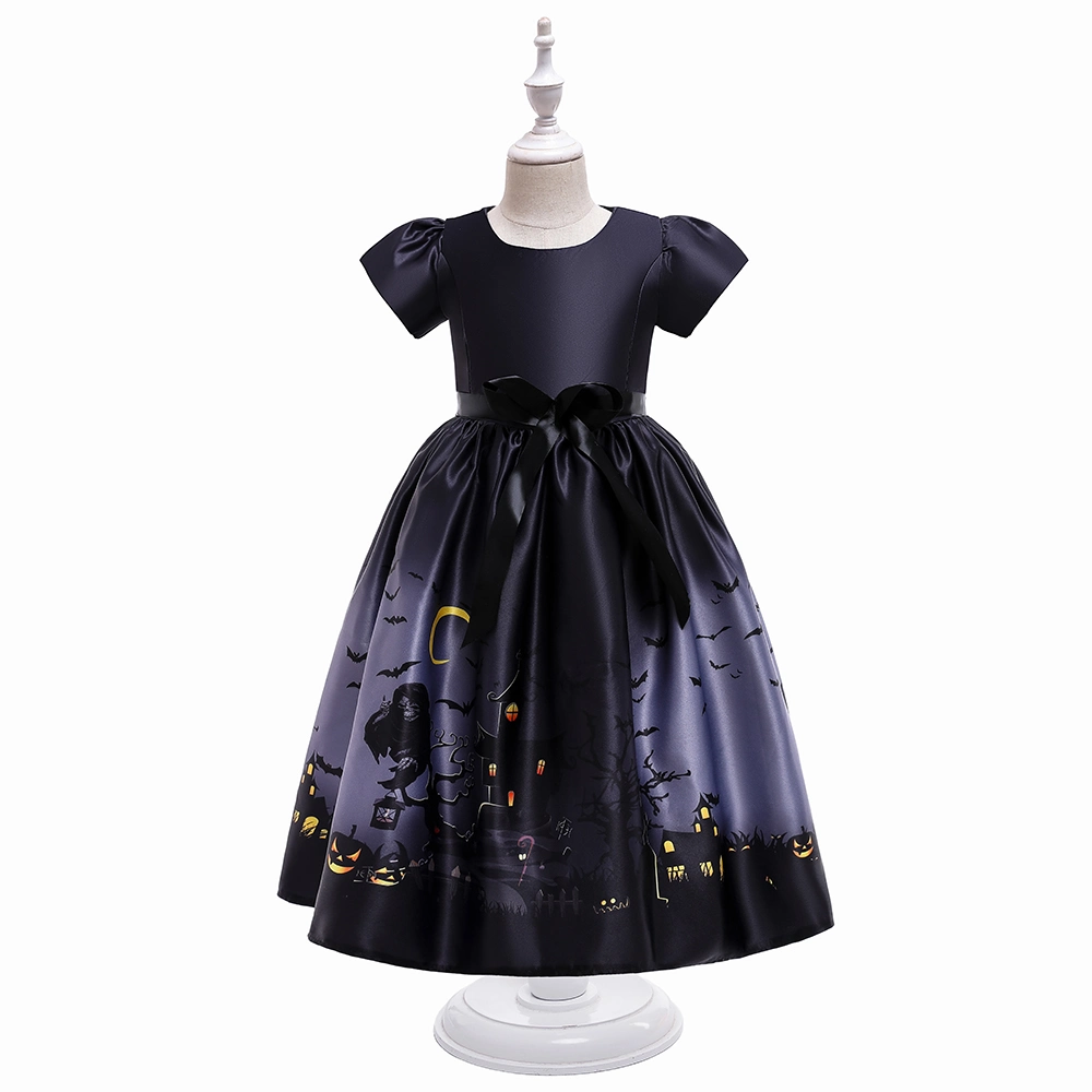 2021 All Hallows Day Dress Baby Wear Puffy Girls Party Garment