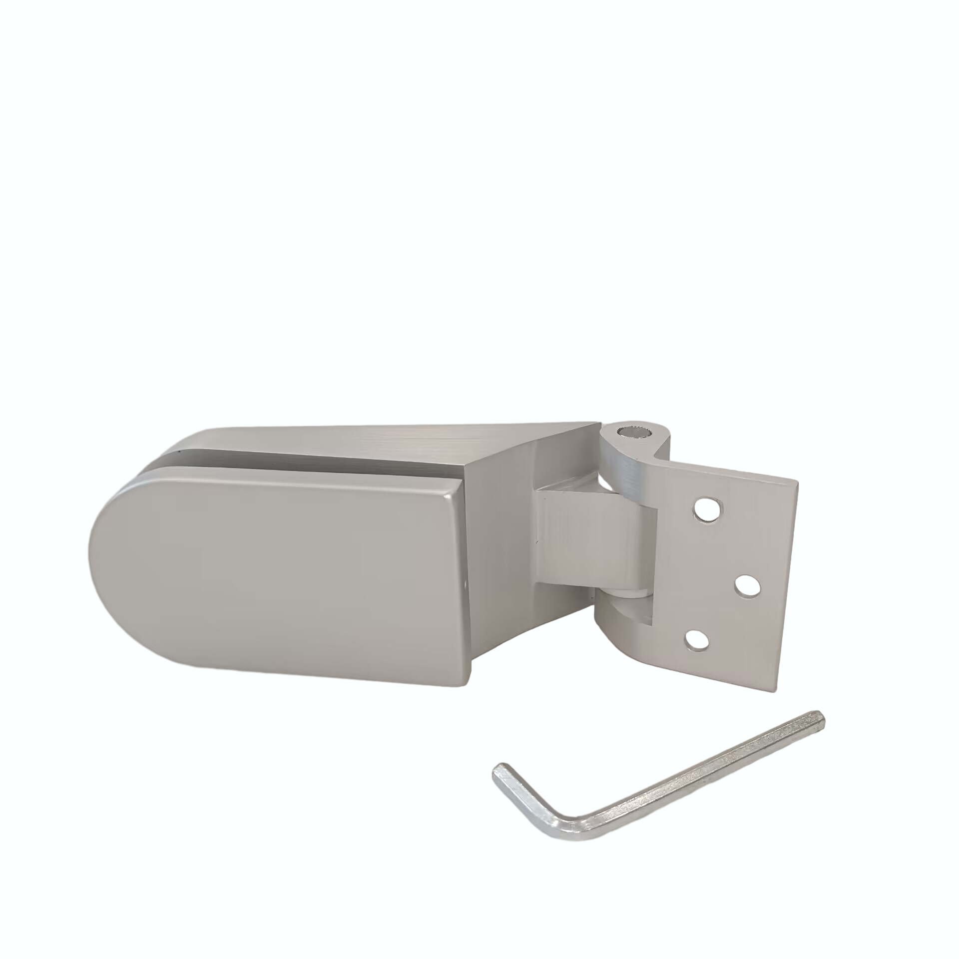 Glass to Wall Aluminum Glass Door Hinge Hardware Patch Fitting