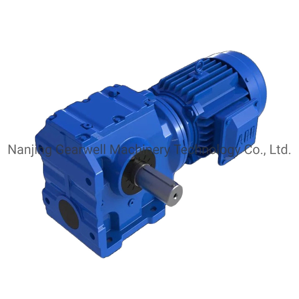 S Series Helical Worm Gearmotor Geared Motor Industrial Gearbox