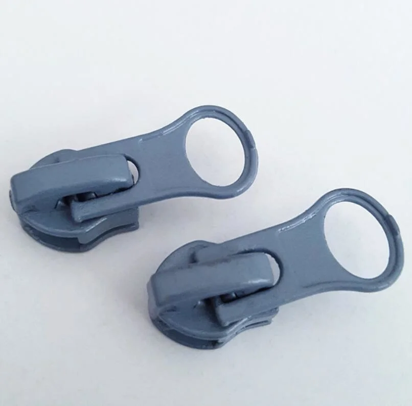 Custom Alloy Slider, Environmentally Friendly Paint Zipper Slider, Zp1007