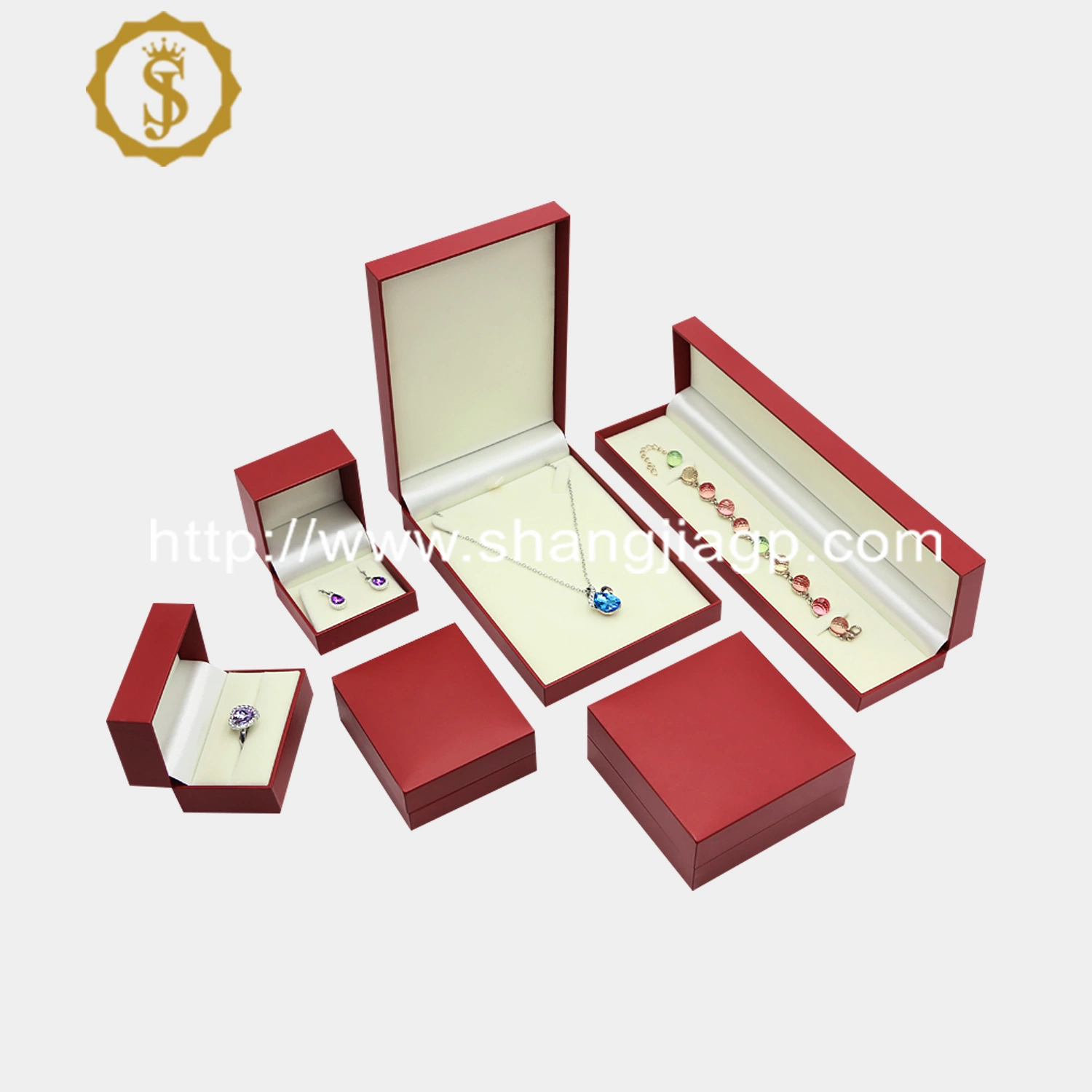 Plastic Customized Bracelet Leatherette Personalized Jewelry Box Logo and Set Luxury Wholesale Accessories Packaging