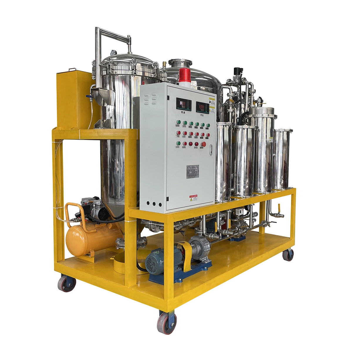 Separate Gas and Water Waste Oil Recycling Vacuum Oil Purifier System