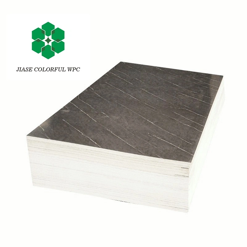 UV High Glossy Wall Building Materials 1220*2440 Waterproof Flat Indoor Wall Board PVC Marble Sheet