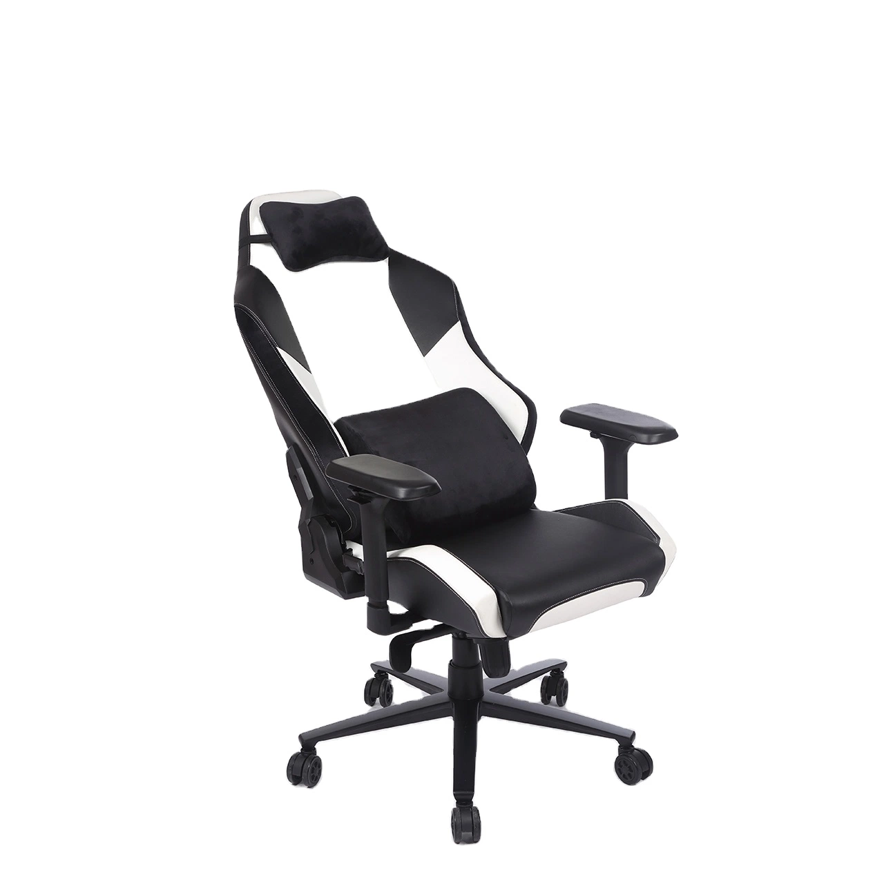 White Computer Gaming Chair Chair Memory Foam Headrest PC Gaming Chair Molded Foam Luxury Gaming Chair