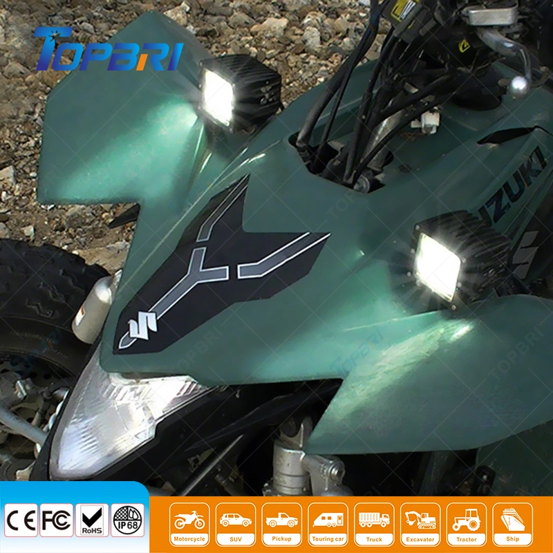 4D 12W motocicleta ATV UTV Pilar Auto luz LED de trabajo