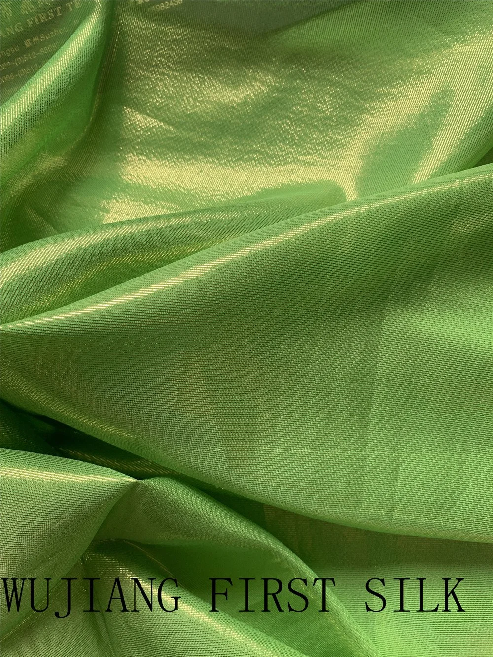 Oeko Tex 100 Certificate High Grade Quality Silk Lurex Shiny Metalic Fabric