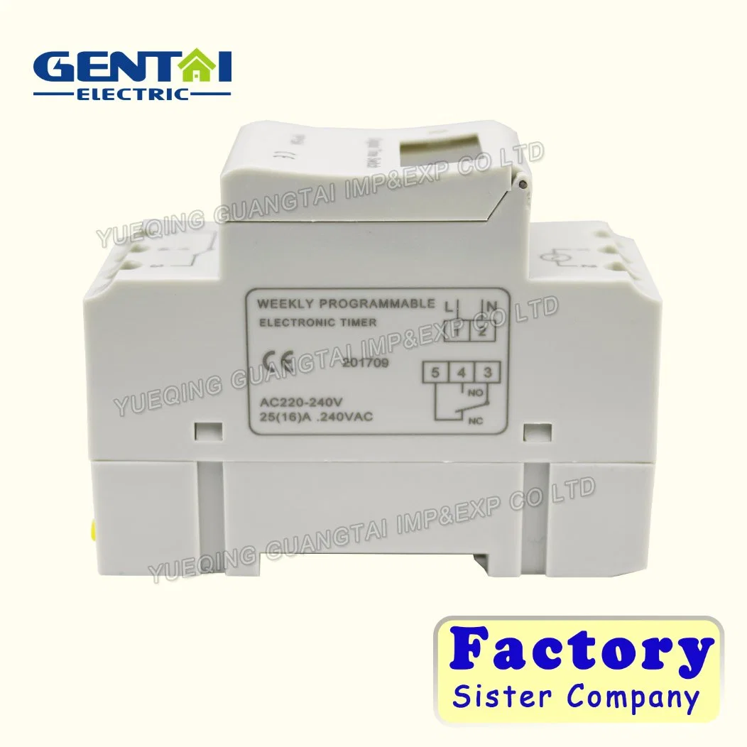 Ahc15A DIN Rail Programmable Digital Electronic Time Switch with Ce