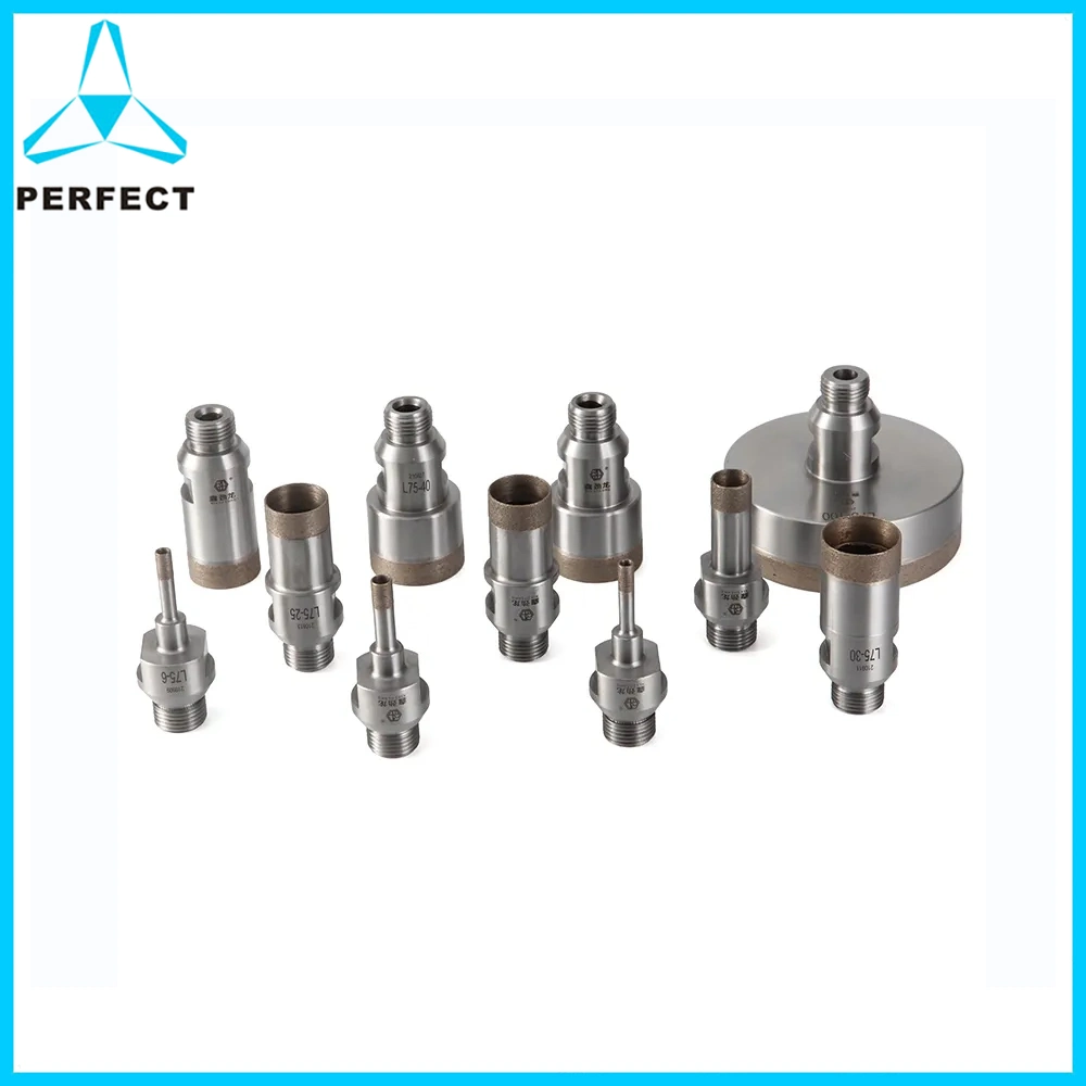 Diameter 3mm-165mm, Length 75mm/95mm Belgium/Belgian Thread Mount-Yg 1/2" Glass Diamond Core Drill Bit