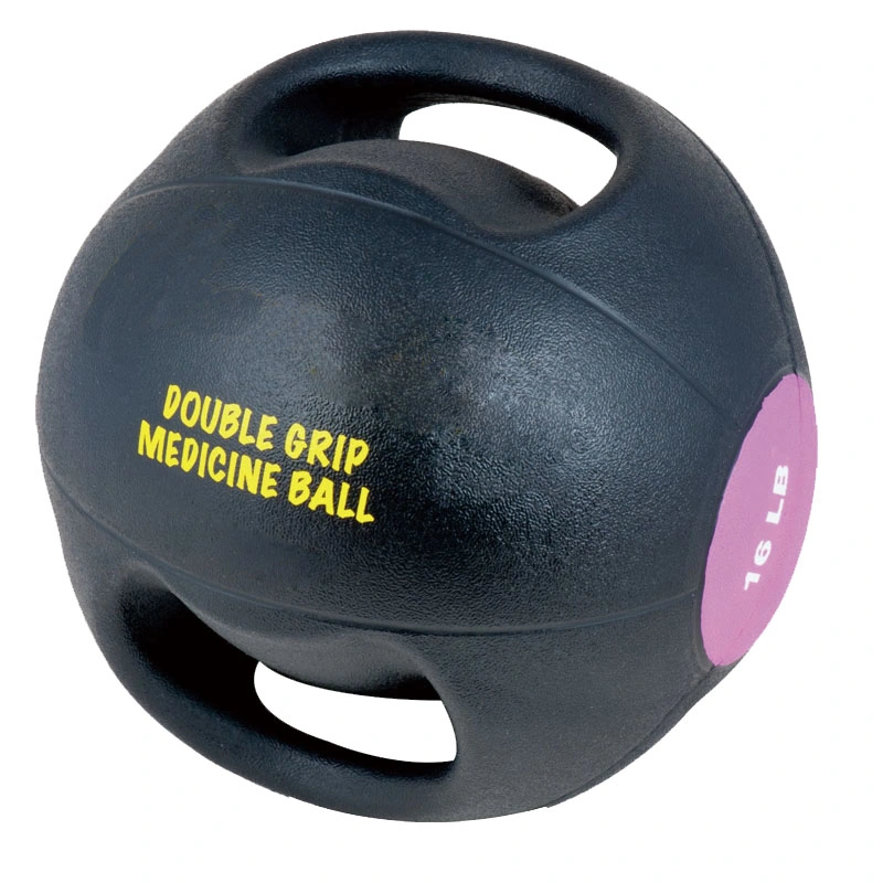 Schwarz Farbe Gym Fitness-Ausrüstung Crossfit Gummi Medizin Ball