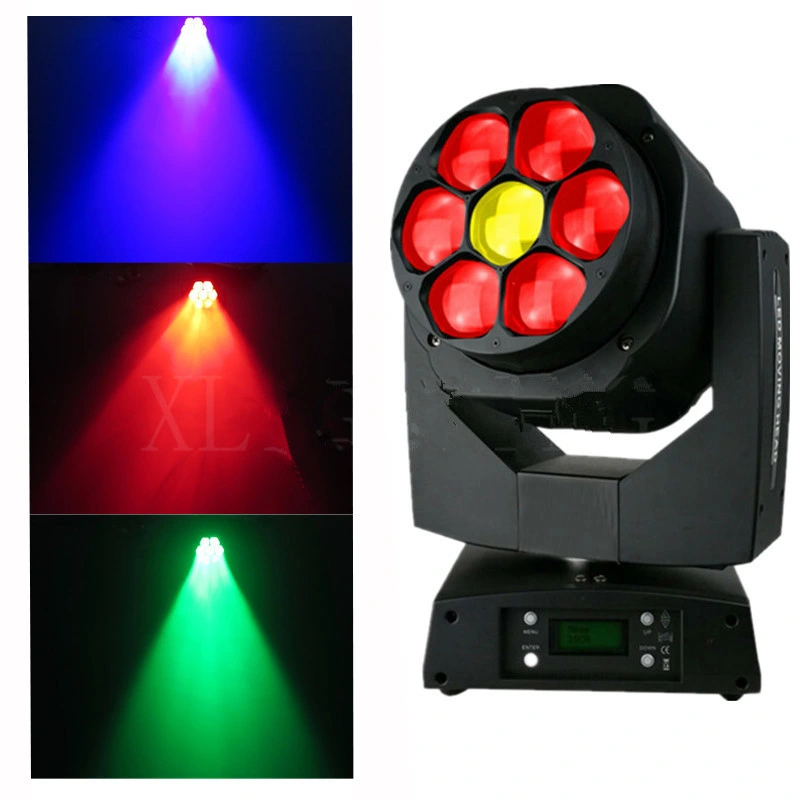 7PCS RGBW 4in1 LED Moving Head Light