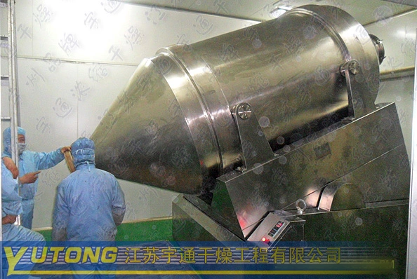 China Dry Powder Mixer/Rotary Drum/One/Two/Three Dimensional/Groove/Cone/ Blender/Ribbon/Blending/Mixing Machine for Fertilizer/Chemical/Flavoring/Food Plant