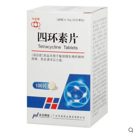 Tetracycline Tablets for Mycoplasma Infection.