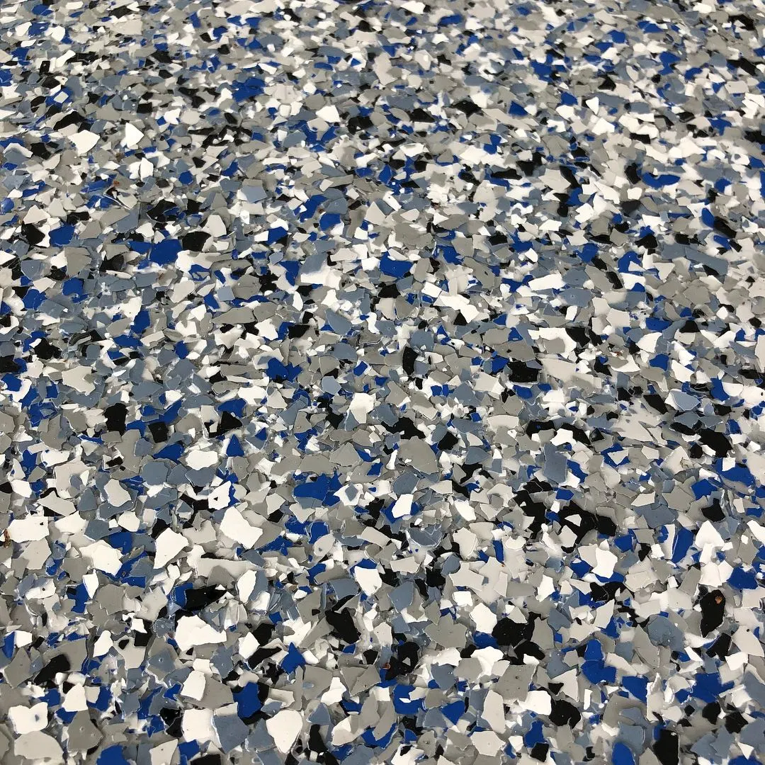 Full Broadcast Epoxy Floor Chip Farben für gewerbliche industrielle Bodenbeläge