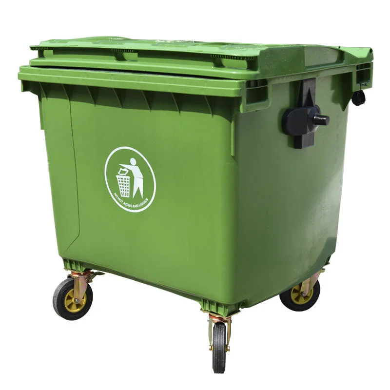 Waste Bins Plastic Products 1100L Large Garbage Can with Good Quality Plastic Rubbish Bin