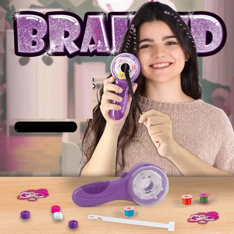 2023 DIY hecho a mano Mayorista/Proveedors niños Juguetes educativos Moda creativamente Cabello Bead Beauty Maquillaje conjunto de trenzado de cabello niñas Juguetes bricolaje Juego de trenza