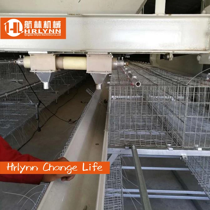 96/120/128/160 Capacity 3/4 Tiers Poultry Farm Chicken Cage