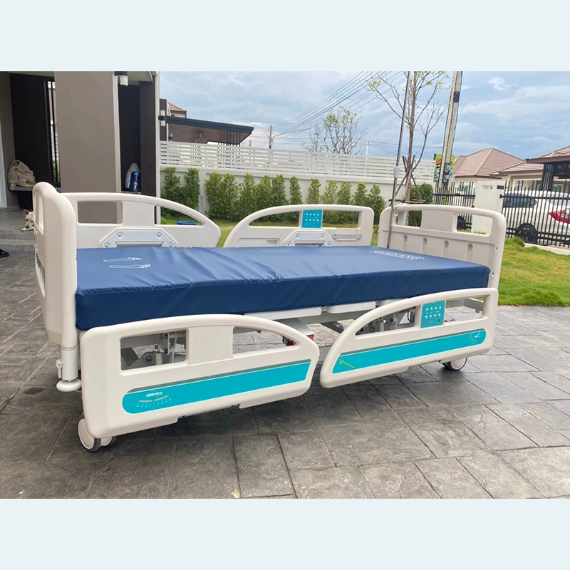 Y8T Multifunción Saikang paciente usa equipo de Hospital cama plegable de metal de la clínica de los precios eléctricos ajustables camas UCI médica