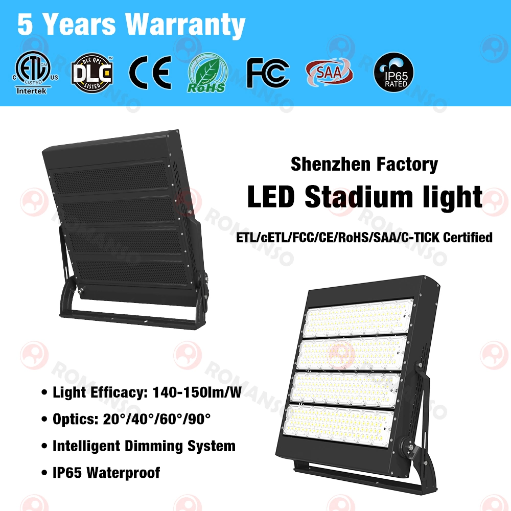 Floodlight Stadium 2000W Outdoor Stadium Light LED Flood IP65 Waterproof