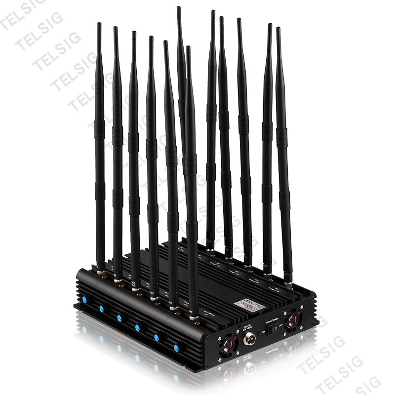 Сигнал сотового телефона 2G/3G/4G WiFi 2.4G 5.8g VHF UHF GPS L1GPS L2 автомобиля сигнал для мобильных устройств подавления беспроводной сети