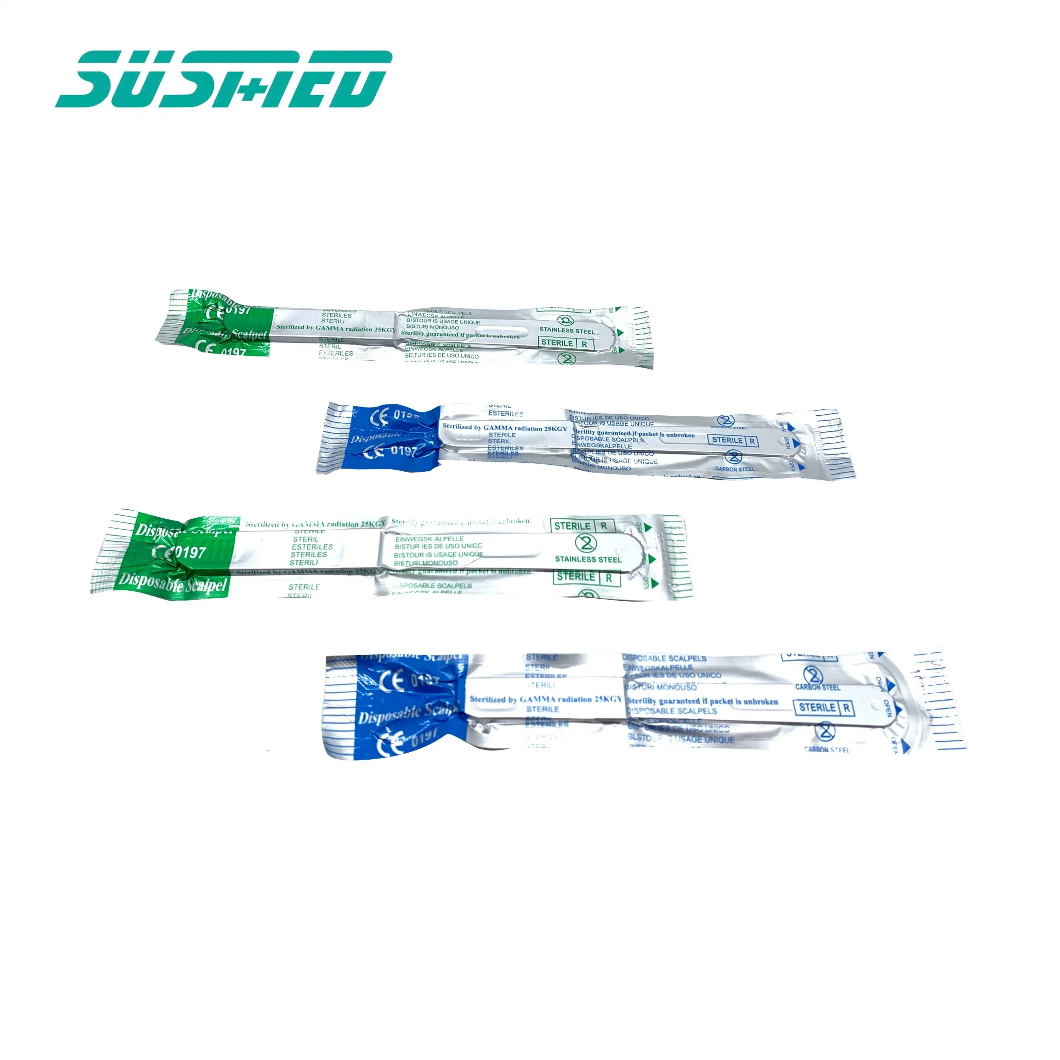 Stainless Steel Knife Blade Carbon Disposable Surgical Scalpel Blades