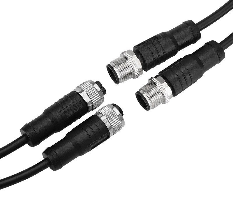 M12 conector impermeável a cabeça da aviação 2-Core 3-Core 4-Core 5-Core 6-Core 8-core 12-Sensor de núcleo