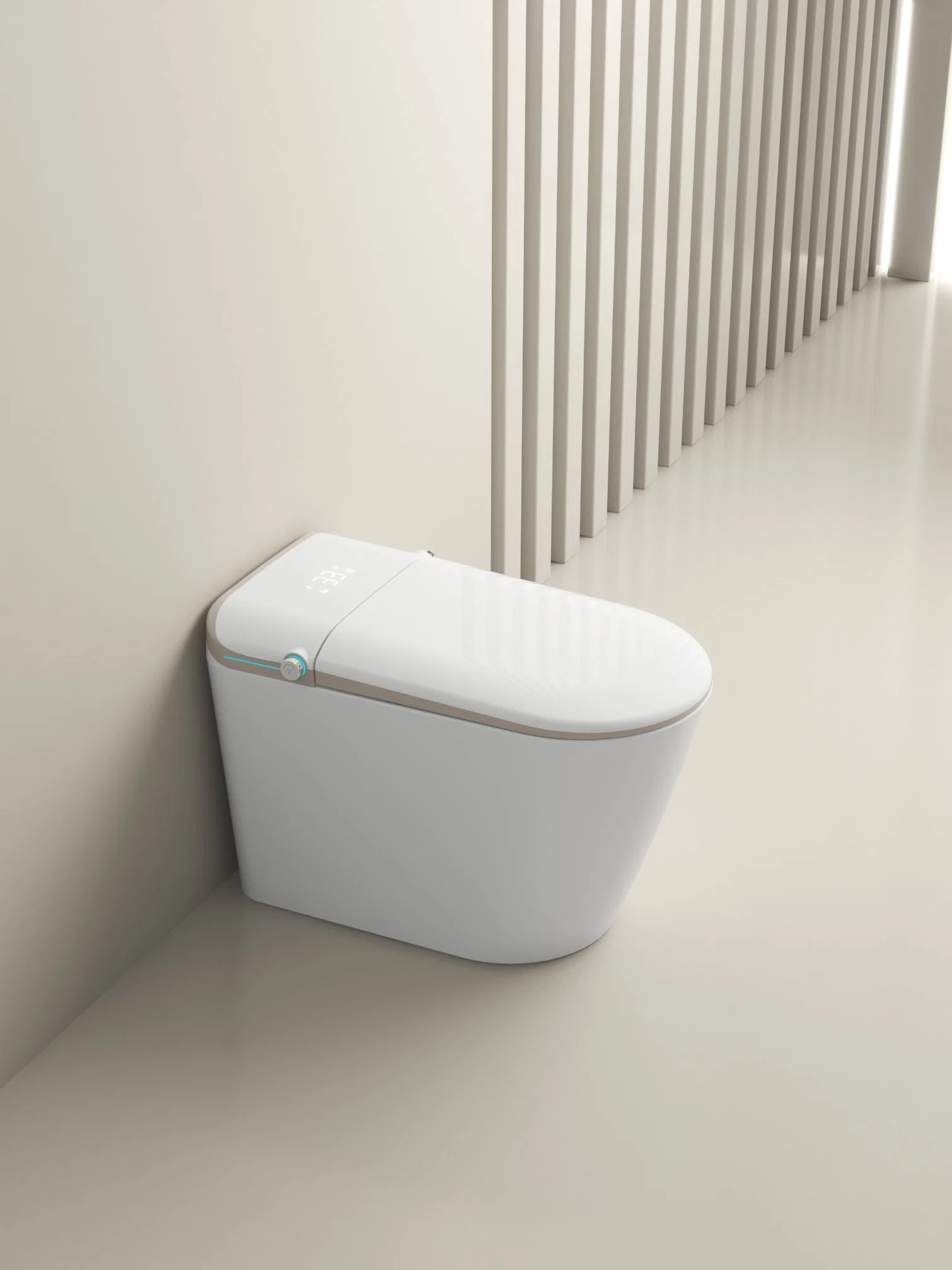 Siège chauffant intelligent pour toilettes chasse d'eau automatique