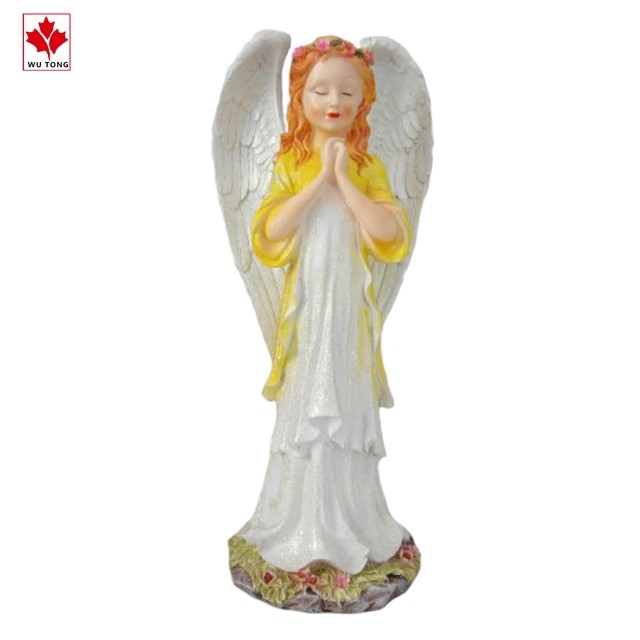 Hotsale Embarcações artesanais Anjo Resina Figurine Home dons