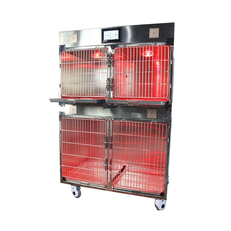 Competive Price Wholesale/Supplier Pet Supplies Veterinary Stainless Steel Animal Cages Stainless Steel Wire Pet Cage Outdoor Metal