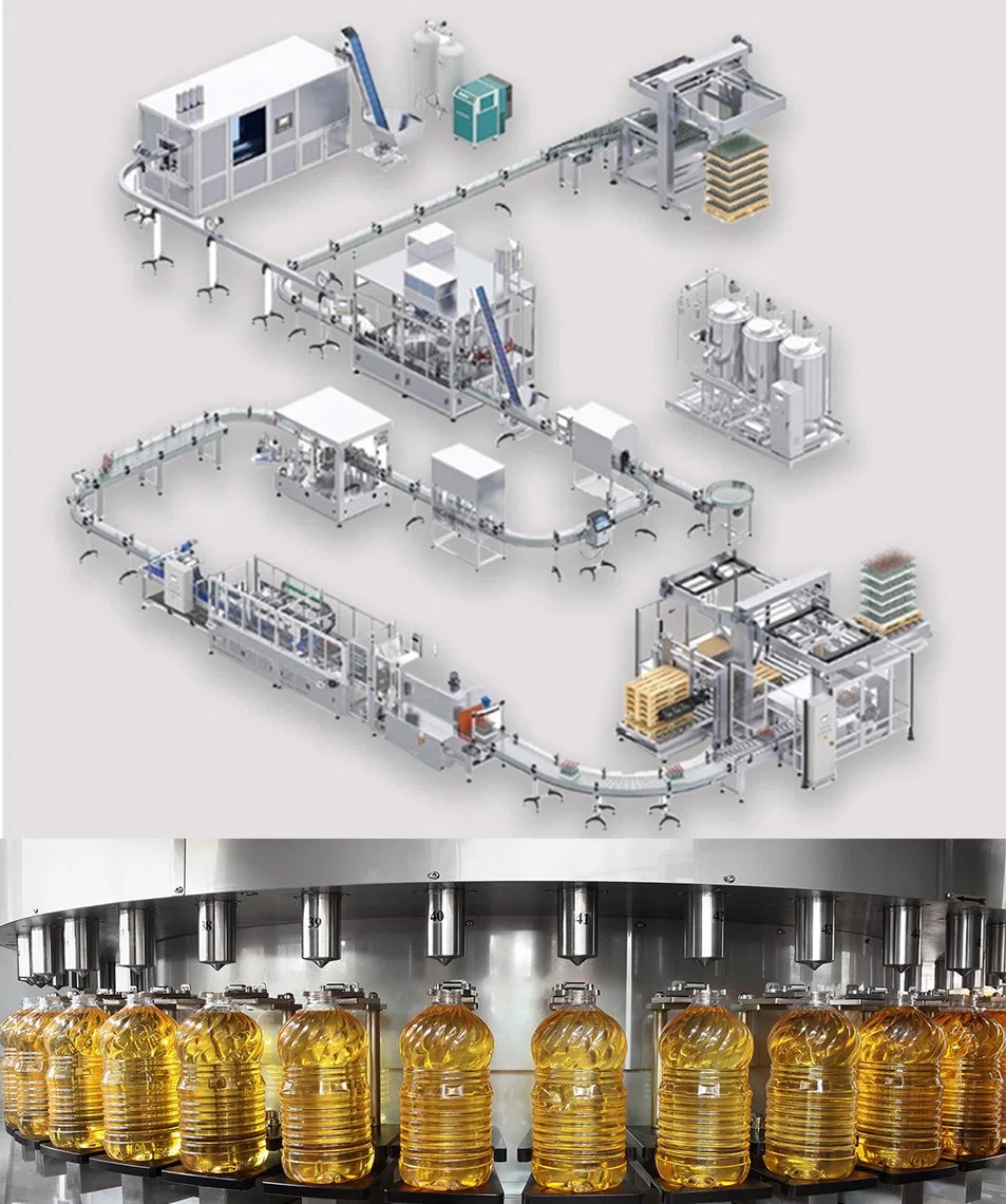 OEM Edible Oil Packaging Line Cooking Oil Bottle Filling Line