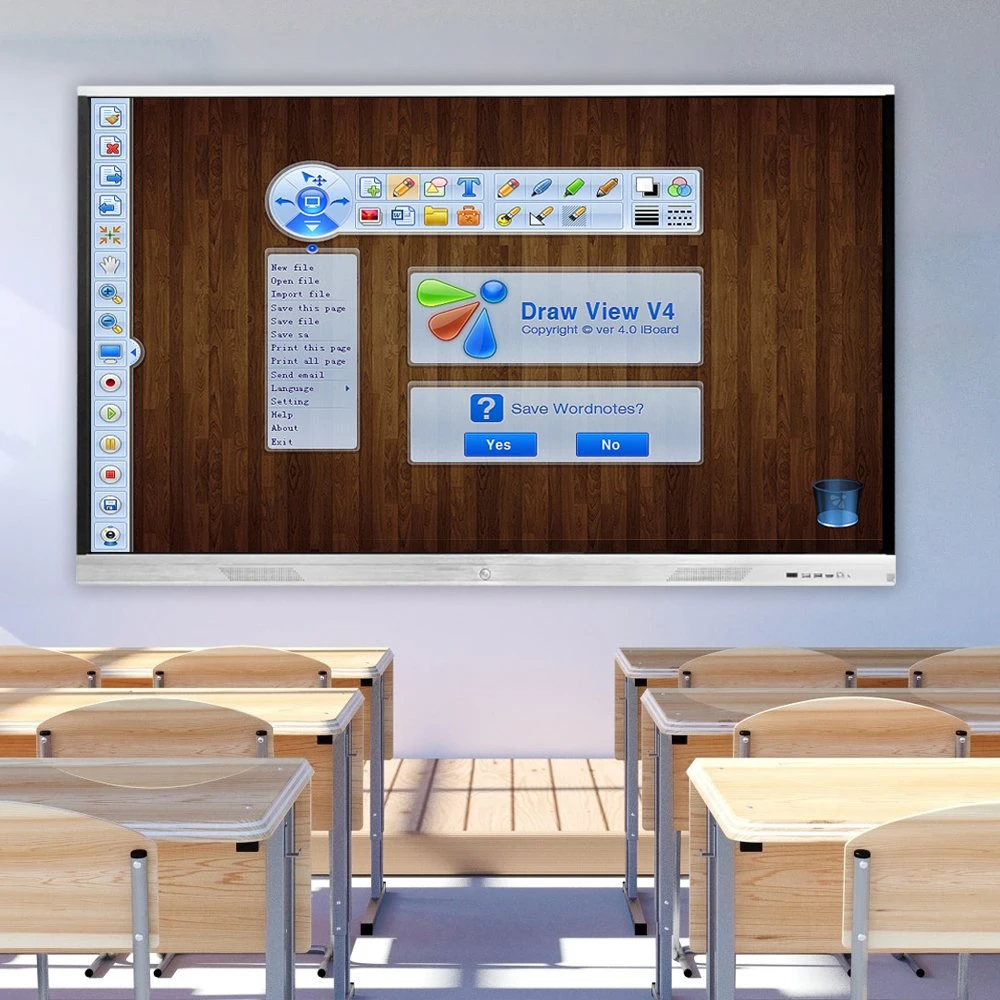 65inch Multi-Touch 42"-98" Inch Electronic IR Interactive Flat Panel Education Electronic Whiteboard