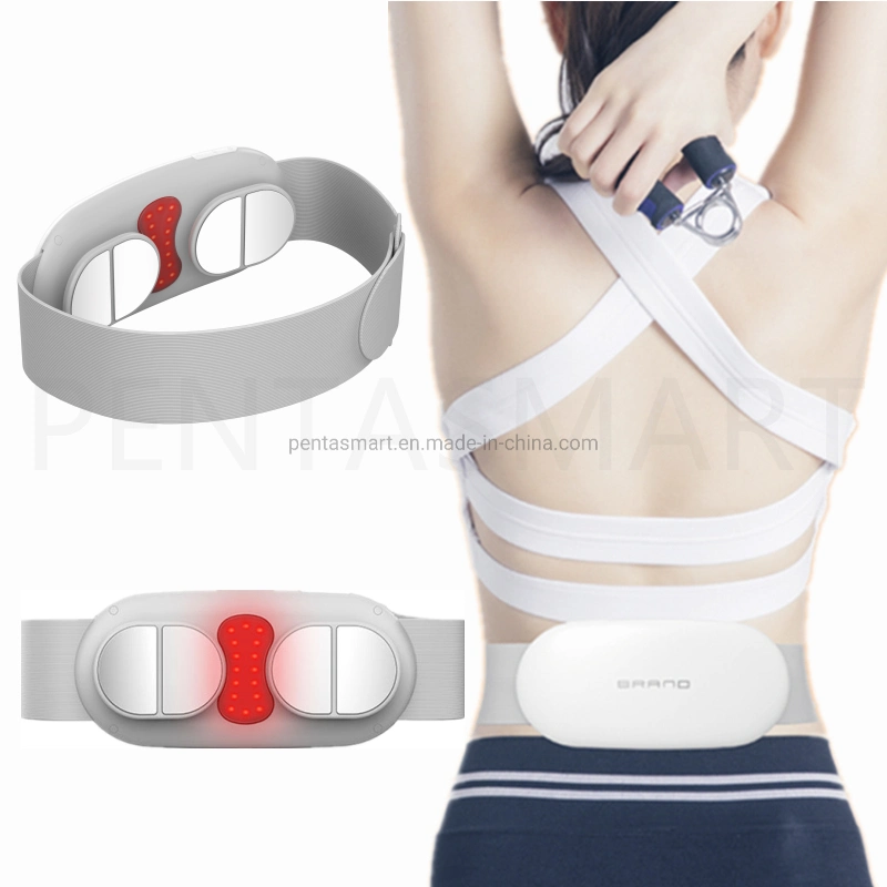 EMS&Tens Menstrual Pain Relif Belt Massager with Weight Loss Red Light Care Waist Massage Belt